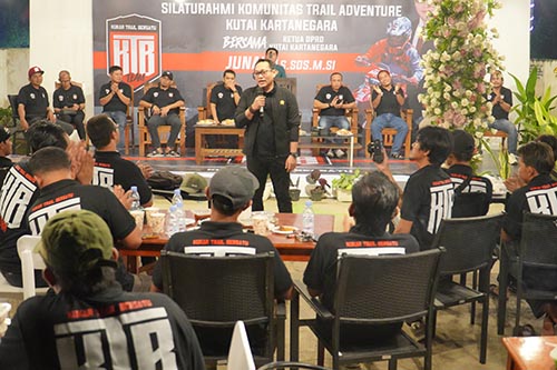Ketua DPRD Kukar Silaturahmi dengan Komunitas Trail Adventure
