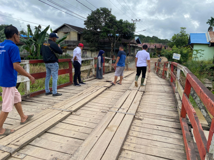 Jembatan di Desa Sebulu Ilir