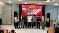 Konferensi pers pemeriksaan kesehatan paslon 01 Aulia Rahman Basri di RSUD Parikesit Tenggarong, (11/3/25) (Dilla)