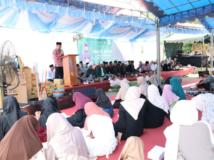 Dafip Haryanto Sampaikan Pesan Bupati Kukar dalam Halal Bi Halal Yayasan Darul Mujahidin
