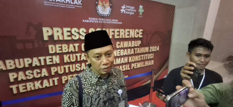 Ketua KPU Kukar, Rudi Gunawan (DILLA)