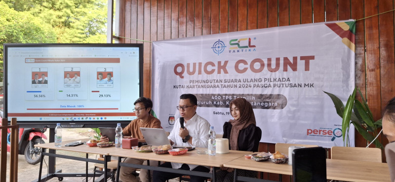 Konferensi pers hasil quick count
