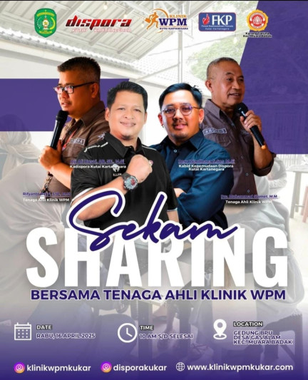 Dispora Kukar Gelar "Sekam Sharing" untuk Dukung Wirausaha Muda di Muara Badak