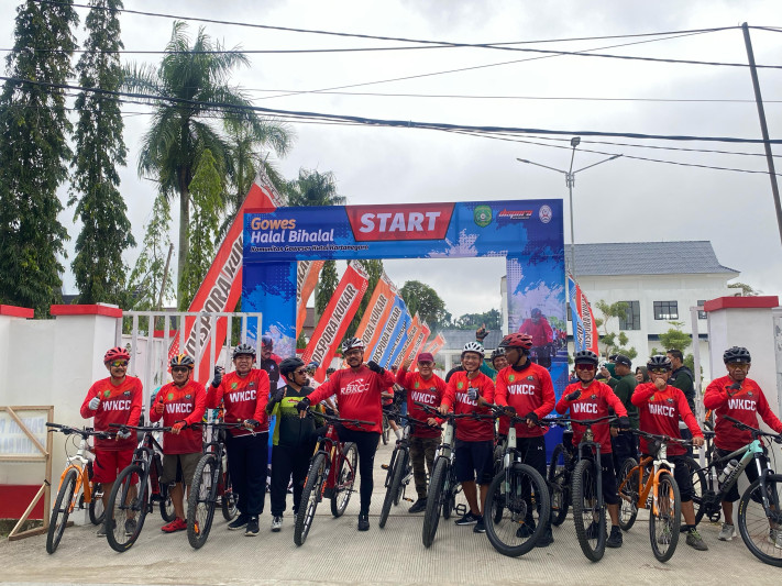 Halalbihalal dan Gowes Bersama di Tenggarong