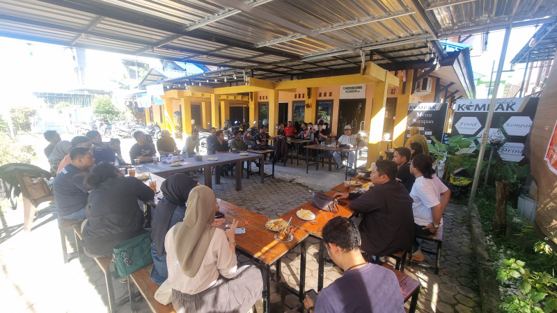 diskusi koalisi pers kaltim (Foto Koalisi Pers Kaltim)