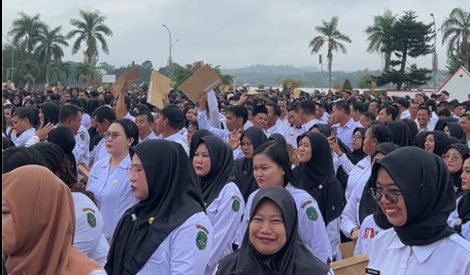 Pamflet pelantikan PPPK Kukar Tahap 1 (Instagram BKPSDM Kukar)