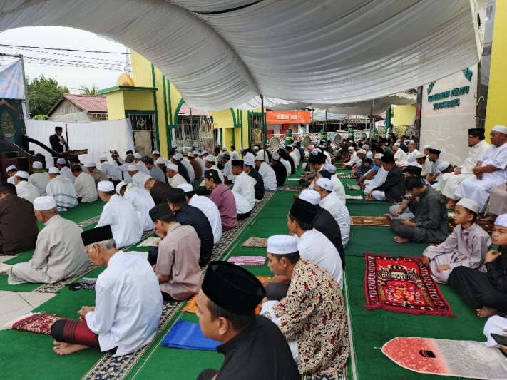 Asisten III Kukar Shalat Idul Adha di Masjid Al Qadar, Sampaikan Pesan Pengorbanan dan Persatuan