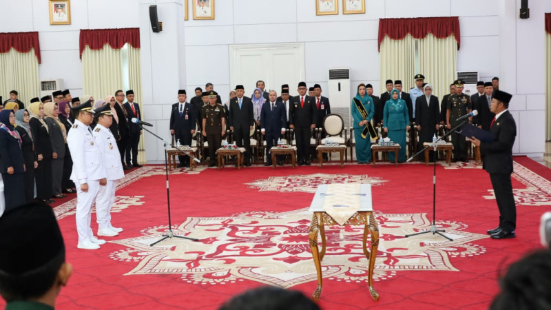 Aulia–Rendi Resmi Dilantik sebagai Bupati dan Wakil Bupati Kukar 2025–2030