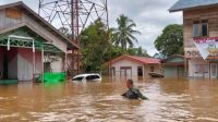 Banjir di Tabang yang menggenangi ratusan rumah (Doc. Facebook Nurul Hidayah)