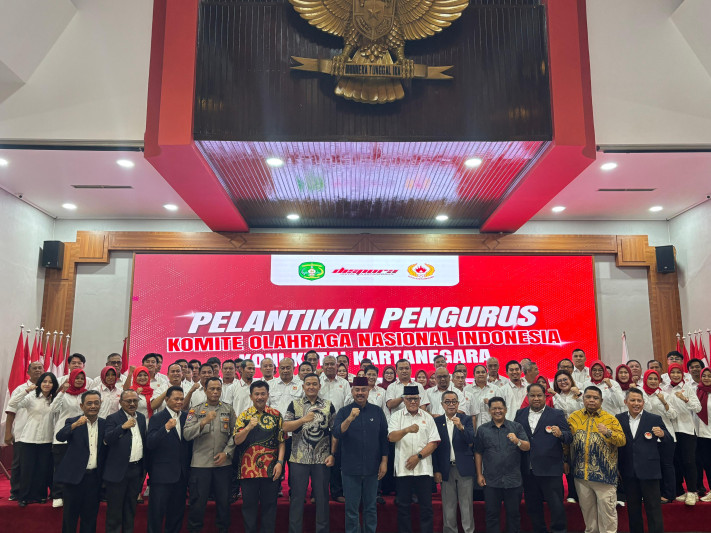 KONI Kukar Resmi Lantik Pengurus Baru 2023-2027, Siap Hadapi Pra Porprov Kaltim 2025