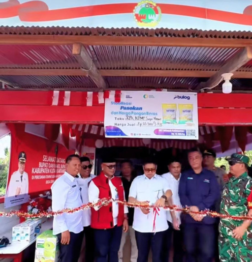 Wabup Kukar, Rendi Solihin resmikan Koperasi Merah Putih di Anggana (Doc.Facebook)
