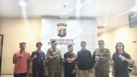 Mediasi antara Satpol PP dan HMI Tenggarong di polres Kukar (DILLA)