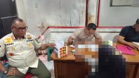 Satpol PP Kukar mengamankan perempuan mengemis (DILLA)